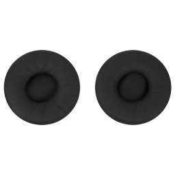 Almohadillas Jabra PRO 9400 de cuero negro con cancelación pasiva de ruido