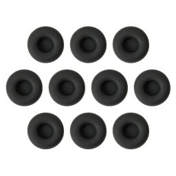 Auriculares Jabra Biz 2400 II con almohadillas de cuero sintético tamaño S negras, pack 10 unidades