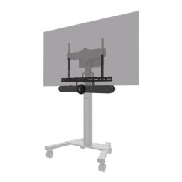 Kit de montaje Neomounts AV30-500BL para barras de videoconferencia 43-110" VESA máx 10 kg universal