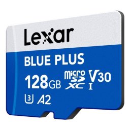 Tarjeta MicroSD Lexar BLUE PLUS 128 GB UHS-I 170 MB/s Class 3 U3 V30 Blue