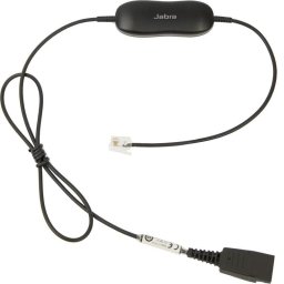 Auriculares Jabra con cable GN1216 para Avaya con control volumen micrófono y sonido banda ancha