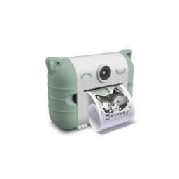 Cámara digital para niños KIDYWOLF Kidyprint Verde y Blanco