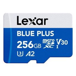 Tarjeta MicroSD Lexar Blue Plus 256 GB UHS-I 170 MB/s Clase 3 V30 A2