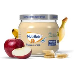Nutribén Tarro 4 Plátano Manzana 120g