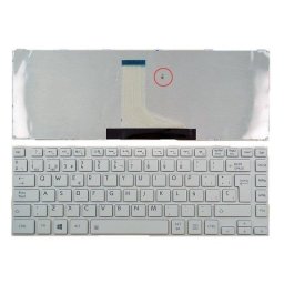 Teclado Portátil Toshiba L830 L840 Blanco