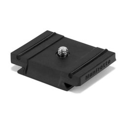 Placa de liberación rápida Manfrotto 200LT-PL-PRO compacta y ligera compatible RC2 y Arca