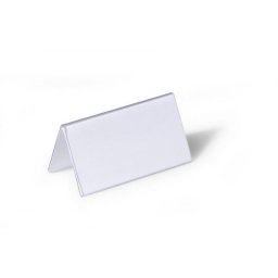Portanombres no metálico Durable Transparente PVC 25 piezas