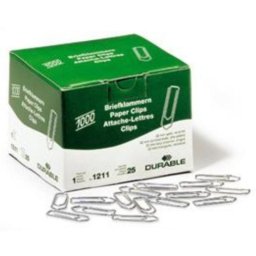 Sujetapapeles Durable 121125 Metal 32 mm 1000 piezas