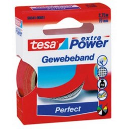 Cinta adhesiva Tesa Roja 19 mm 2,75 m