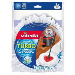 Cabezal de fregona Vileda EasyWring & Clean Turbo Classic Microfibra Blanco