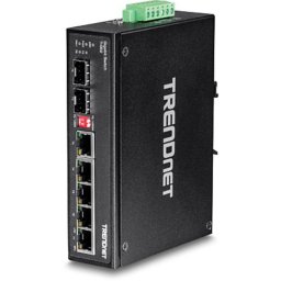 Conmutador Trendnet TI-G62 No Administrado 5 Puertos Gigabit Ethernet Montaje Pared