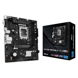 Placa Base AsRock H610M-HDV/M.2 D5 Intel H610 LGA1700 DDR5 Micro ATX Gigabit