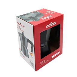 Cafetera Italiana Magefesa 71PVCCGNM20 6 Tazas Negro Aluminio