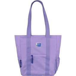 Bolso Bandolera Oxford B-TRENDT Lavanda Reciclado Compartimento Portátil