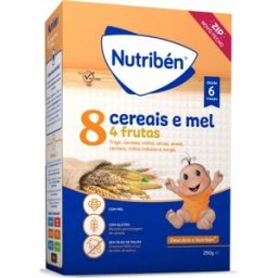 Nutribén 8 Cereales y Miel 4 Frutas 300g