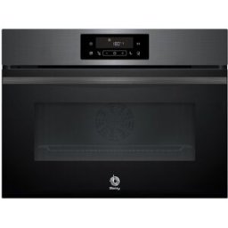 Balay Horno compacto con limpieza por Pirólisis y Aqualisis - 3CB4821G3. Grafito