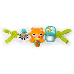 Bright Starts Soporte de juguetes portátil Take Along Carrier Toy Bar Bright Stars.
