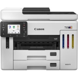 Canon Impresora Multifunción 4 en 1 MAXIFY GX7150 MegaTank con D-ADF de 50 hojas, Wi-Fi, depósitos de tinta rellenables, impresora de alto rendimiento. Blanco