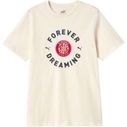 Puma Camiseta unisex Forever.Dreaming Tee Girona FC . (XL) Beige