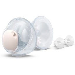 Philips Copas recolectoras dobles para extracción manos libres, 2ud. Blanco niño
