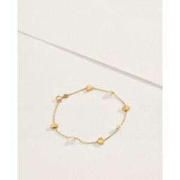El Corte Inglés Pulsera niña de oro y perlas. 390 Oro
