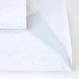 Cotton Juice Baby Home Funda Nórdica reversible Básico 2 piezas estrellas (disponible en varias medidas). (Minicuna) Azul claro niño