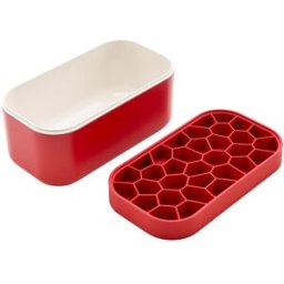 Lékué Caja para cubitos de hielo Lékue. Rojo