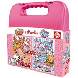 EDUCA Puzzle Maleta 2X48 Hello Kitty & Friends Hello Kitty & Friends.