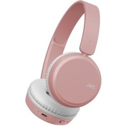 JVC Auriculares de diadema inalámbricos HA-S36W-P Rosa, Deep Bass, conexión multipunto y 35 horas de autonomía. Rosa