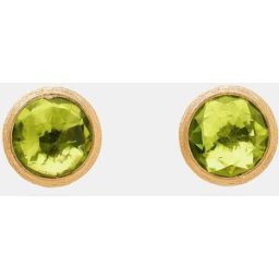 Marco Bicego Pendientes Jaipur de oro amarillo y peridoto. Verde
