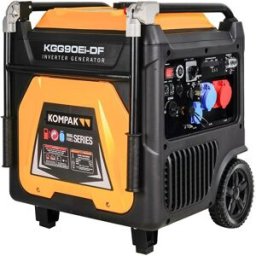 KOMPAK Generador Inverter Dual Fuel KGG90Ei-DF. Amarillo
