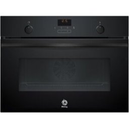 Balay Horno compacto multifunción Aqualisis Serie Cristal- 3CB5159N3. Cristal negro