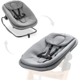 Hauck Hamaca para trona evolutiva Highchair Bouncer. (70,00 X 11,00 X 50,00 cm) Gris oscuro