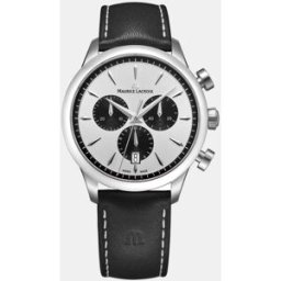 Maurice Lacroix Reloj de hombre 1975 751038-SS001-130-2 Chronograph de piel. Plateado