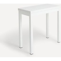 El Corte Inglés Mesa extensible Bob. Blanco/Blanco
