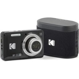Kodak Cámara compacta PixPro FZ55 + Altavoz inalámbrico Soundbrix. Negro