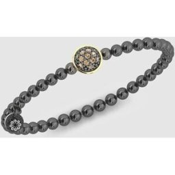 Bohemme Pulsera Play Color de plata, oro y circonitas. Oro