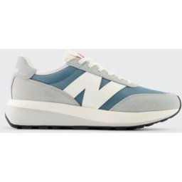 New Balance Zapatilla Casual de Mujer 370 . (38) Gris / Verde