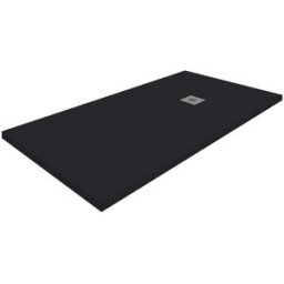 Profiltek Plato de ducha extraplano de resina Gotham . (180 x 90 cm) Negro
