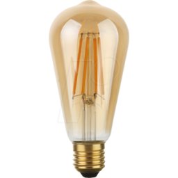SCHIEFER LIGHTING SCHILX2764640051 - Lámpara LED E27, 8 W, 640 lm, 2200 K, filamento, regulable