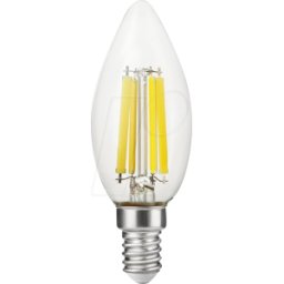 SCHIEFER LIGHTING SCHI LT149180627 - Lámpara LED E14, 7 W, 806 lm, 2700 K, filamento, regulable