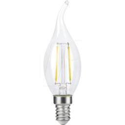 SCHIEFER LIGHTING SCHI LT149325027 - Lámpara LED E14, 2,5 W, 250 lm, 2700 K, filamento, regulable