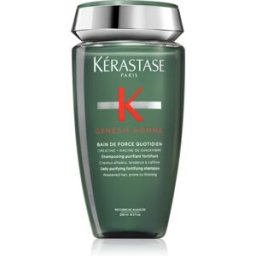 Genesis Homme Bain De Force Quotiden Champú Limpiador Y Nutritivo Para El Cabello Frágil Con Tendencia A La Caída Para Hombre 250 Ml