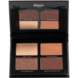 Bperfect Paleta de sombras de ojos Simplif-Eye Bronze Edit con 4 tonos clave 1 un.