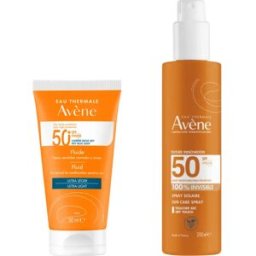 Avene Avène Pack Fluido SPF50+ 50ml + Spray Invisible SPF50 200ml
