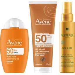 Avene Avène Pack Ultra Fluido Invisible SPF50 + Leche Invisible SPF50 + René Furterer Fluido Solar Protector KPF 50+