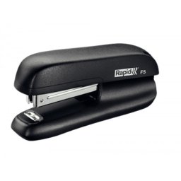 Grapadora rapid f5 mini plastico capacidad de grapado 10 hojas usa grapas nº 10 color negro