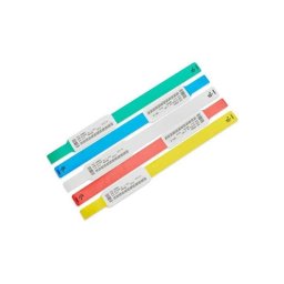 Pulsera de hospital Zebra Z-Band UltraSoft Azul Blanco Adhesivo 15,2 cm