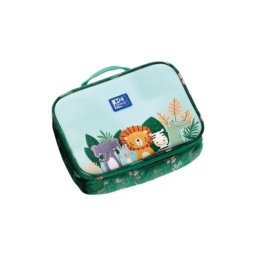 Fiambrera Oxford Animal Besties Portátil Térmica Verde Multicolor