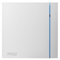 Ventilador de Pared Soler & Palau SILENT-100 CZ DESIGN 8W Silencioso con Luz Piloto IP45